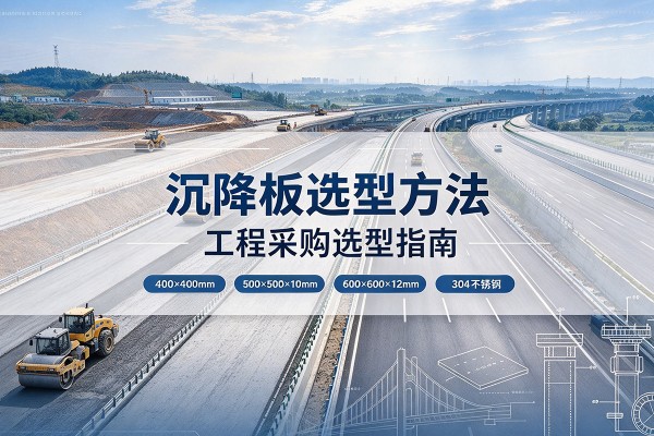 巴楚沉降板选择方法