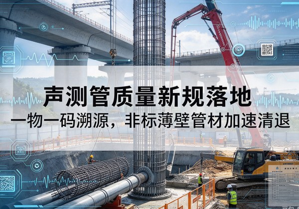 巴楚声测管质量新规落地，一物一码溯源，非标薄壁管材加速清退