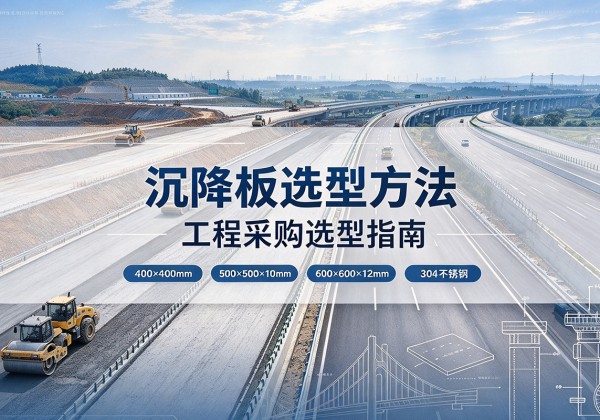 巴楚沉降板选择方法